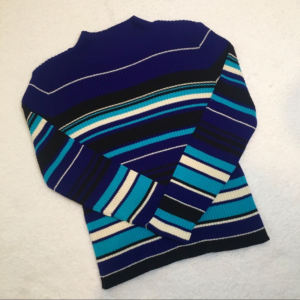 Retro 80's Turtleneck Sweater